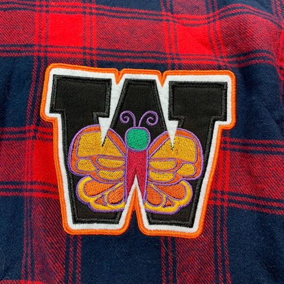 Switch Remarkable Size Mens 3XL Collar Button Up Shirt Red - Picture 3 of 9